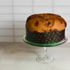 Murano Glass Green Cake Stand, 25cm