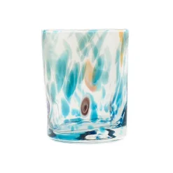 Murano Glass Tumbler, Aquamarine