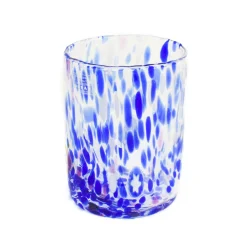 Murano Glass Tumbler, Blue