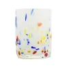 Murano Glass Tumbler, Rainbow