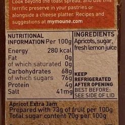 Mymoune Apricot Jam, 340g