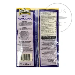 Natco Fine Semolina, 1.5kg
