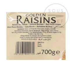 Natco Golden Raisins, 700g