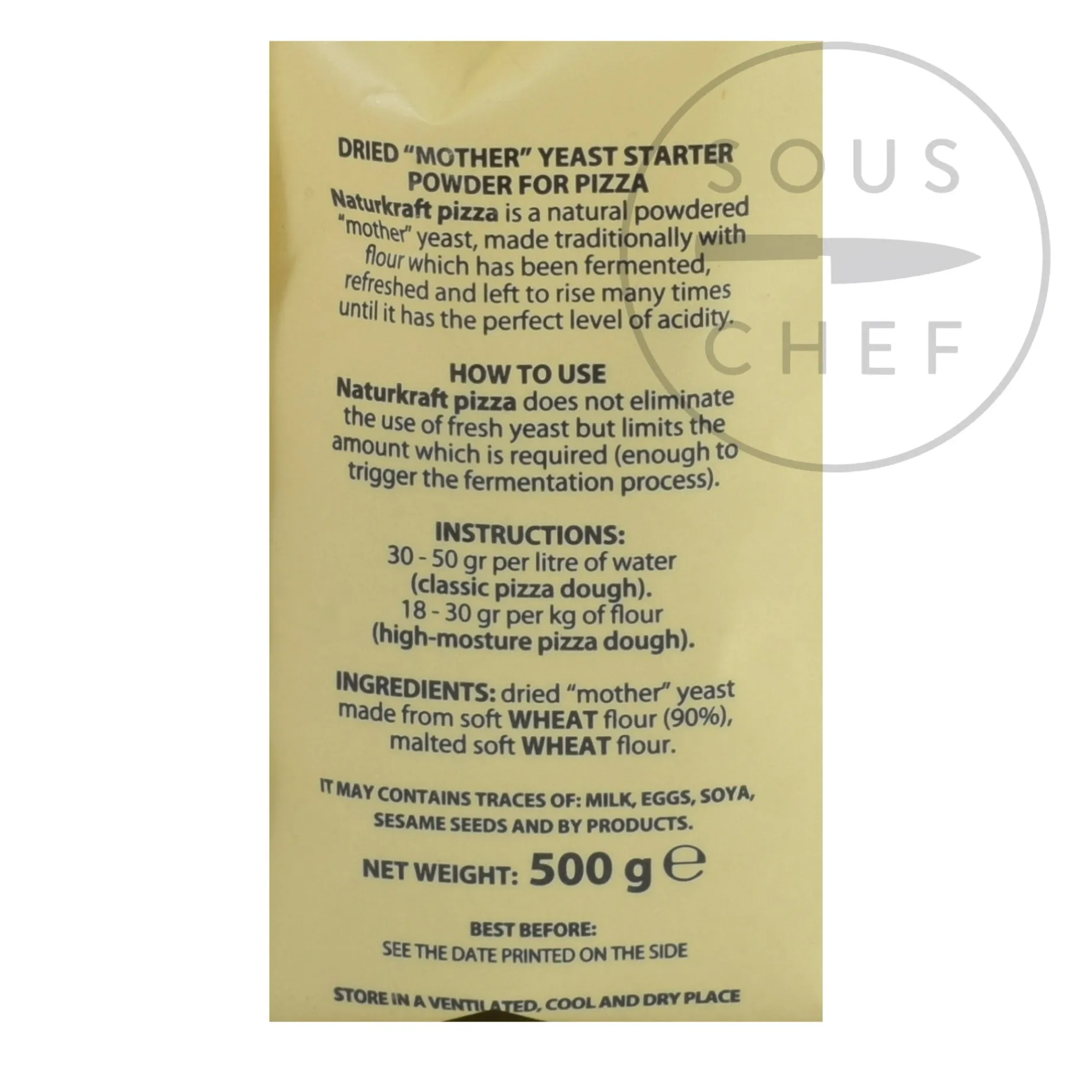 Naturkraft Dried "Mother" Yeast Dough Improver, 500g