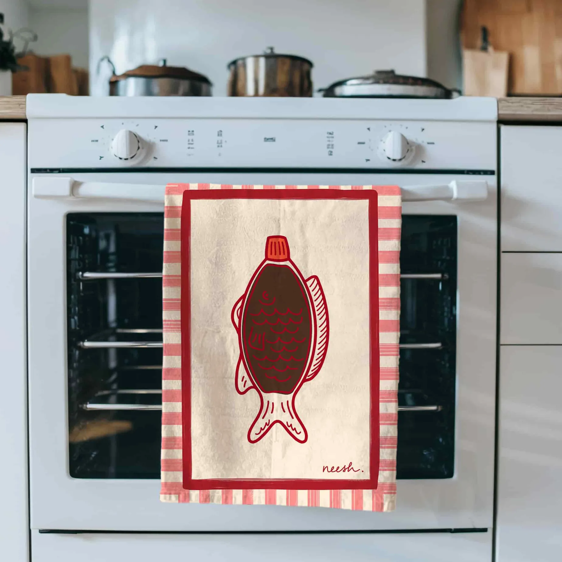 Neesh Home Soy Sauce Tea Towel