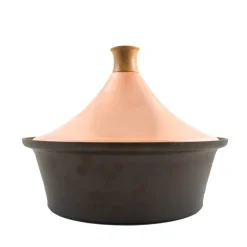 Netherton Foundry Copper Tagine with Spun Iron Base, 7 litre