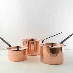 Netherton Foundry Copper Saucepan with Lid