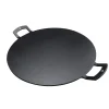 Netherton Foundry Spun Iron Baking Griddle with Handles, 12"