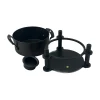Netherton Foundry Spun Iron Fondue Set, 975ml