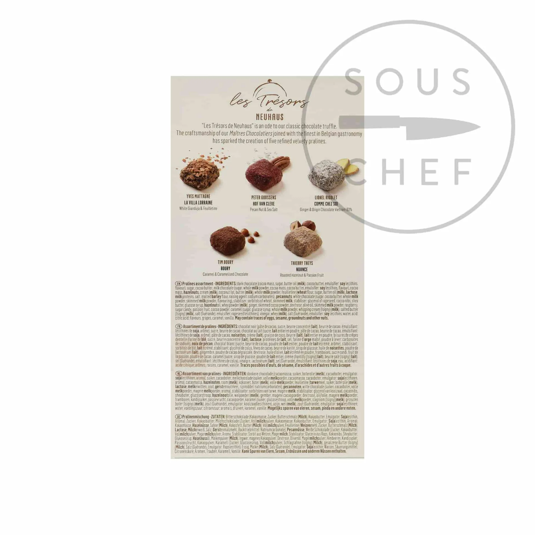 Neuhaus "Les Tresors de Neuhaus" Pralines - 30 Pieces