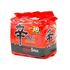 Nongshim Shin Ramen Noodles, 5 x 120g