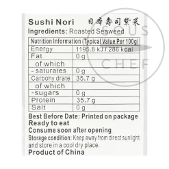 Nori Sheets, 28g