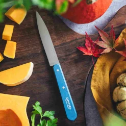 Opinel No 112 Blue Beechwood Handle Paring Knife, 10cm