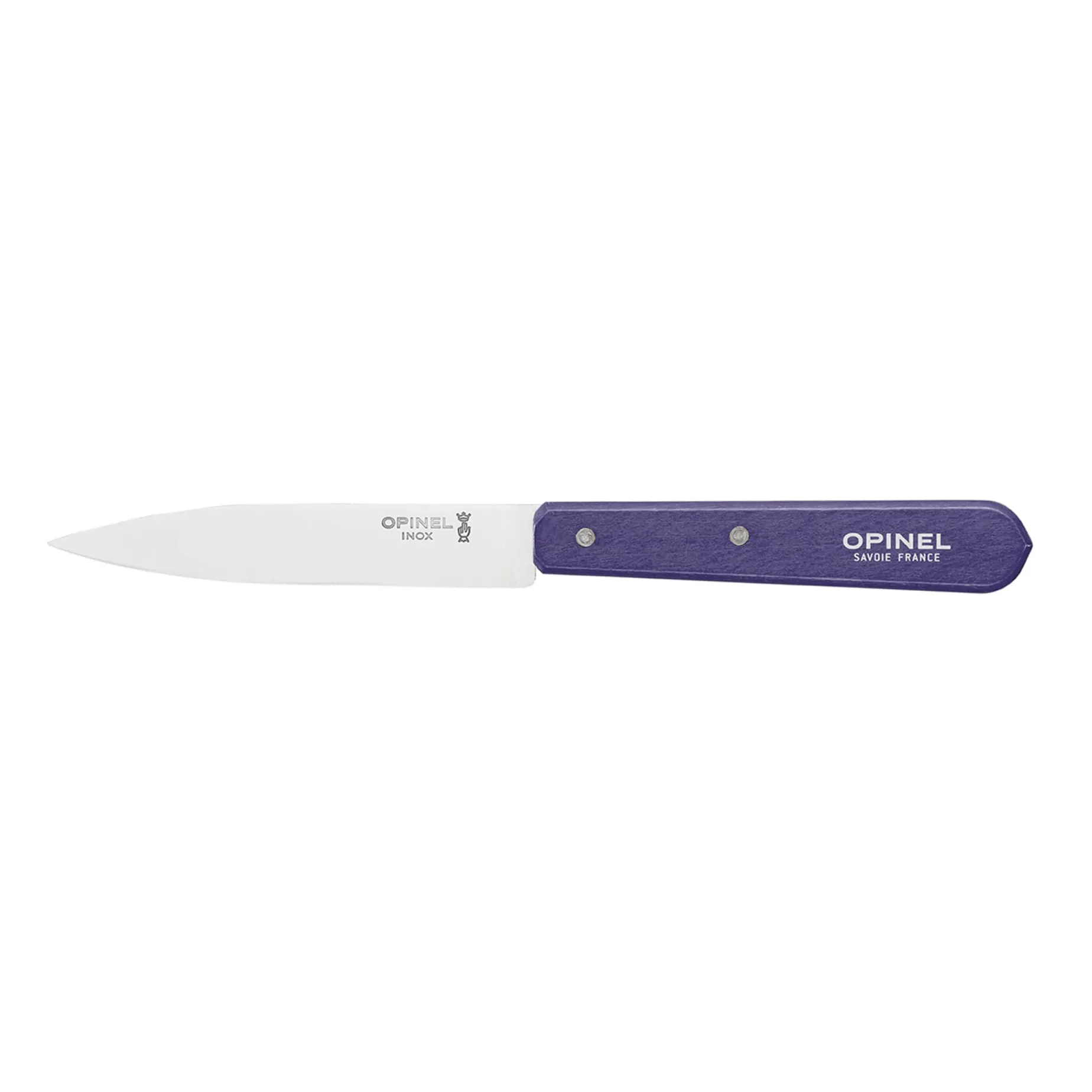 Opinel No 112 Violet Beechwood Handle Paring Knife, 10cm