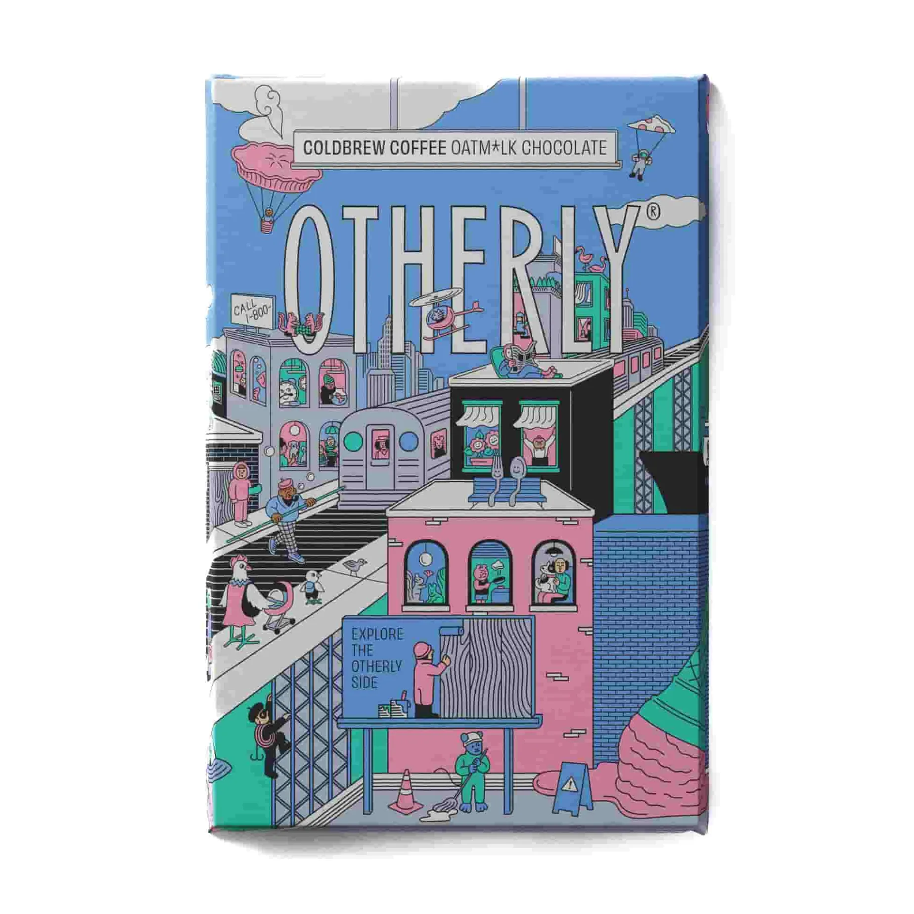 Otherly Cold Brew Coffee Oatm*lk Chocolate Bar, 120g