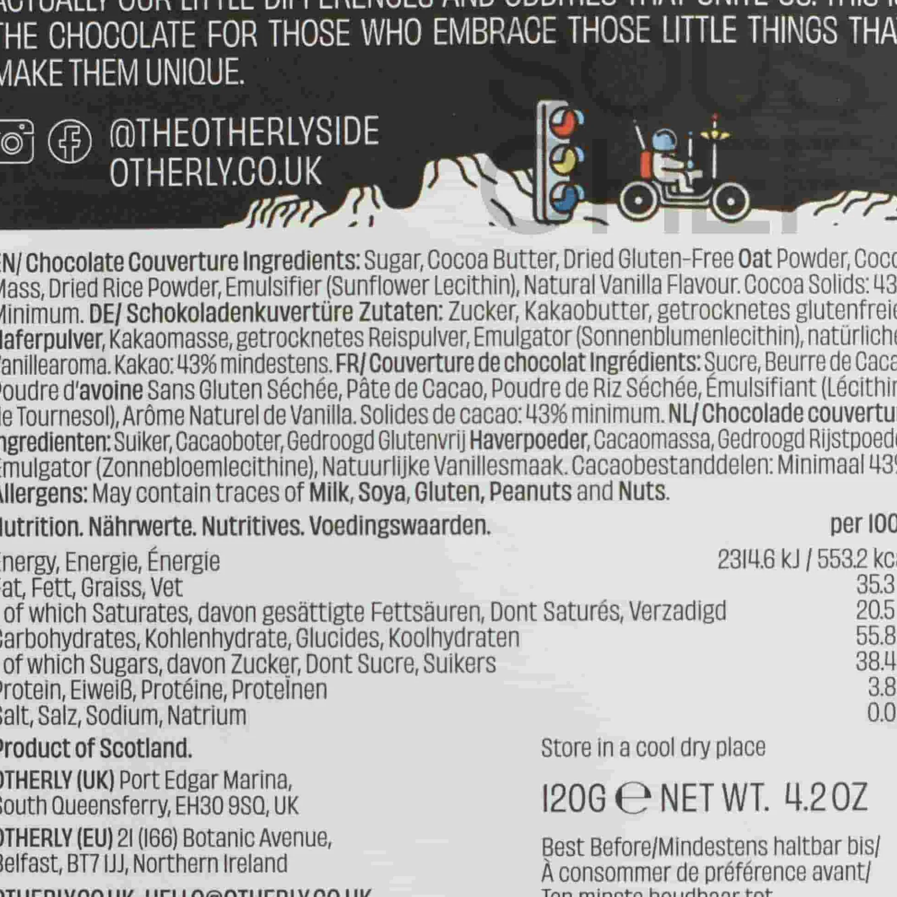 Otherly Original Plain Oatm*lk Chocolate Bar, 120g