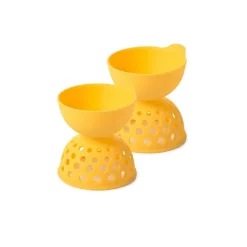 OXO Good Grips 2-Piece Silicone Egg Poaching Set