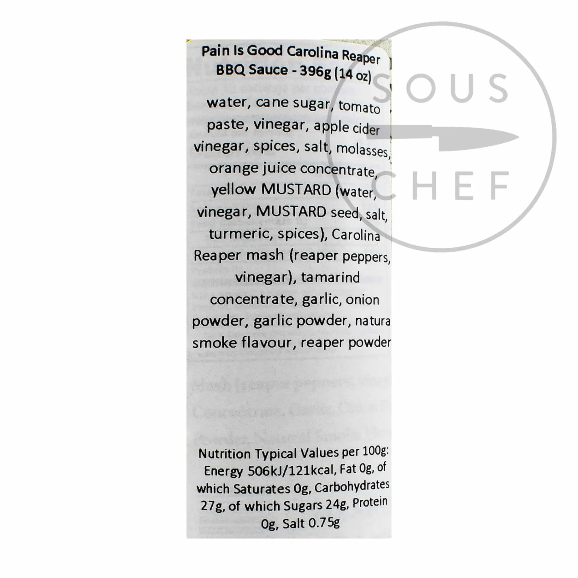 Pain Is Good Carolina Reaper BBQ Sauce, 396g