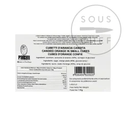 Pariani Candied Orange In Small Cubes, 1kg