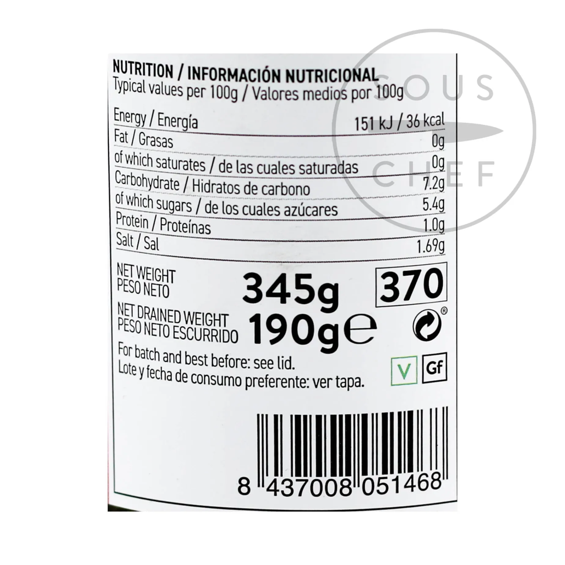 Perello Cocktail Gherkins, 190g