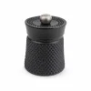 Peugeot Bali Fonte Cast Iron Pepper Mill Black, 8cm