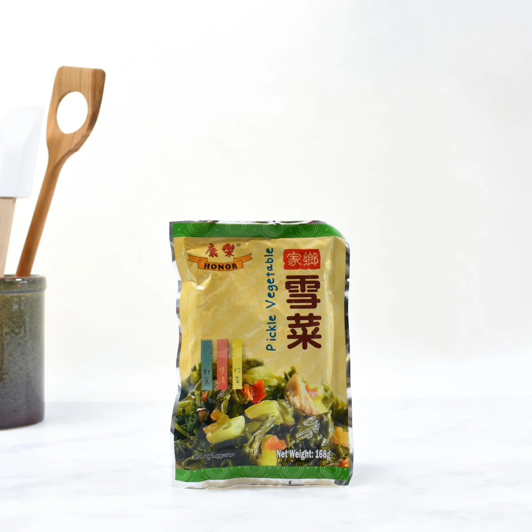 Pickled Vegetables Preserved Mustard Greens, 168g