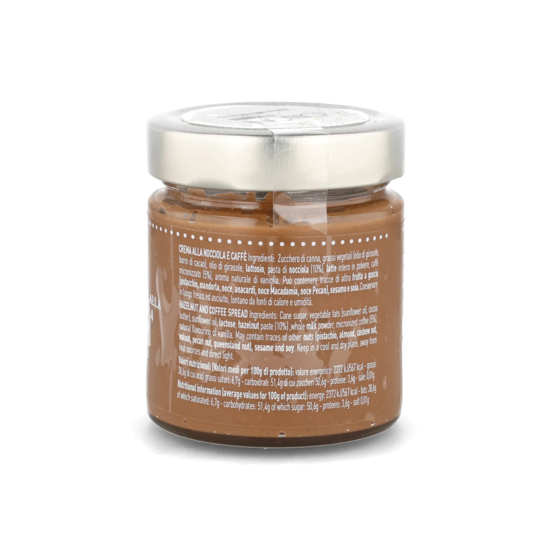 Piemonte Hazelnut Cream & Coffee Spread, 200g