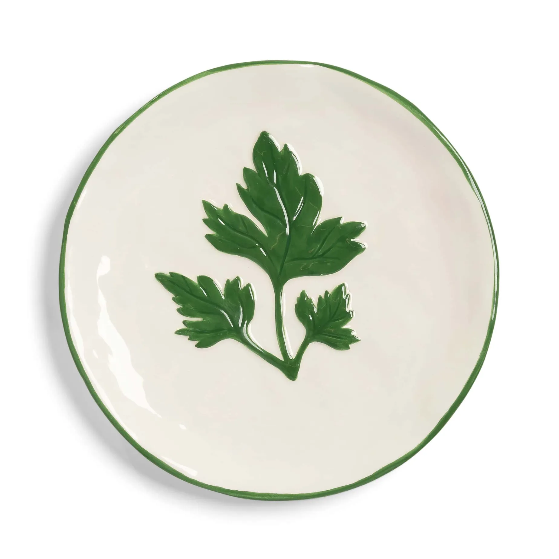 Porcelain Parsley Colander, 19.5cm