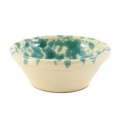 Puglia Aquamarine Splatter Bowl, 12cm