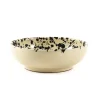 Puglia Black Splatter Bowl, 19cm