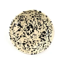 Puglia Black Splatter Bowl, 19cm