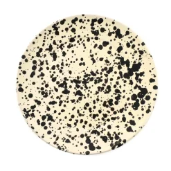 Puglia Black Splatter Dinner Plate, 27cm