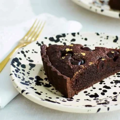 Puglia Black Splatter Dinner Plate, 27cm