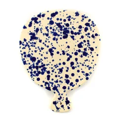 Puglia Blue Splatter Serving Board, 25cm