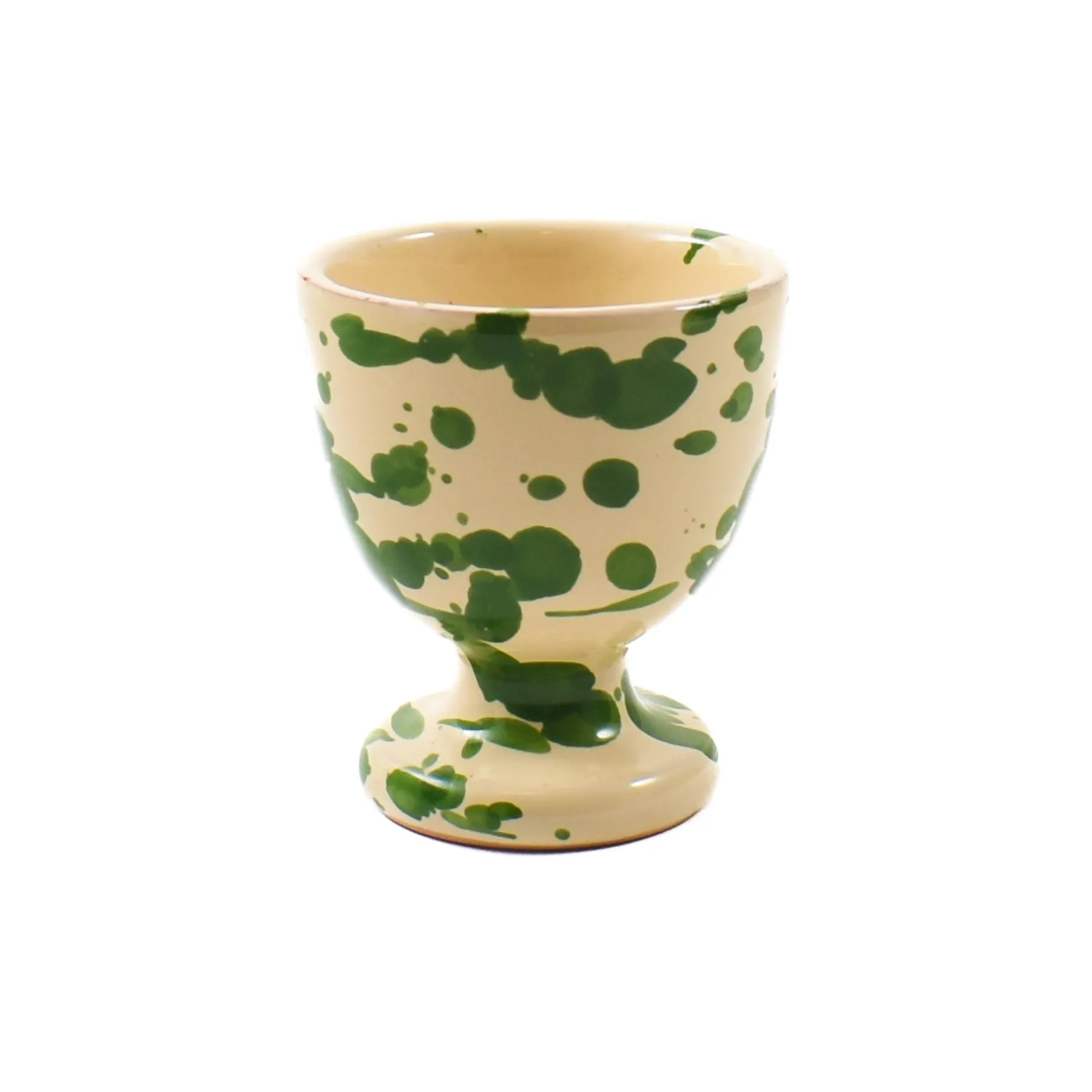 Puglia Green Splatter Egg Cup