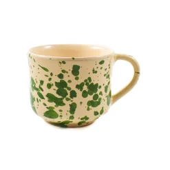 Puglia Green Splatter Mug