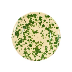 Puglia Green Splatter Side Plate, 19cm