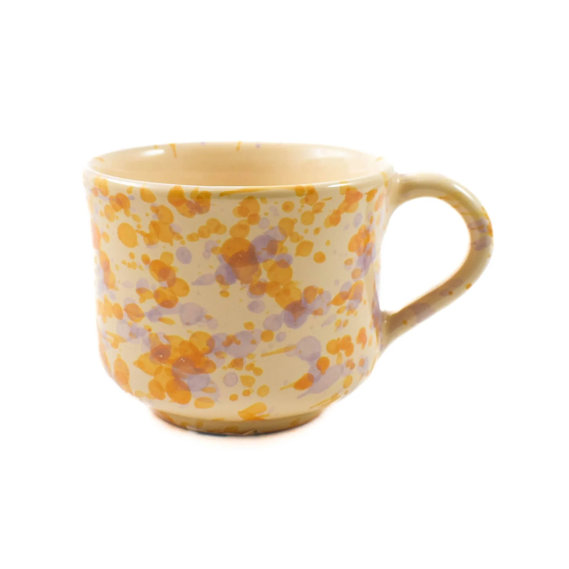 Puglia Lilac and Yellow Splatter Mug