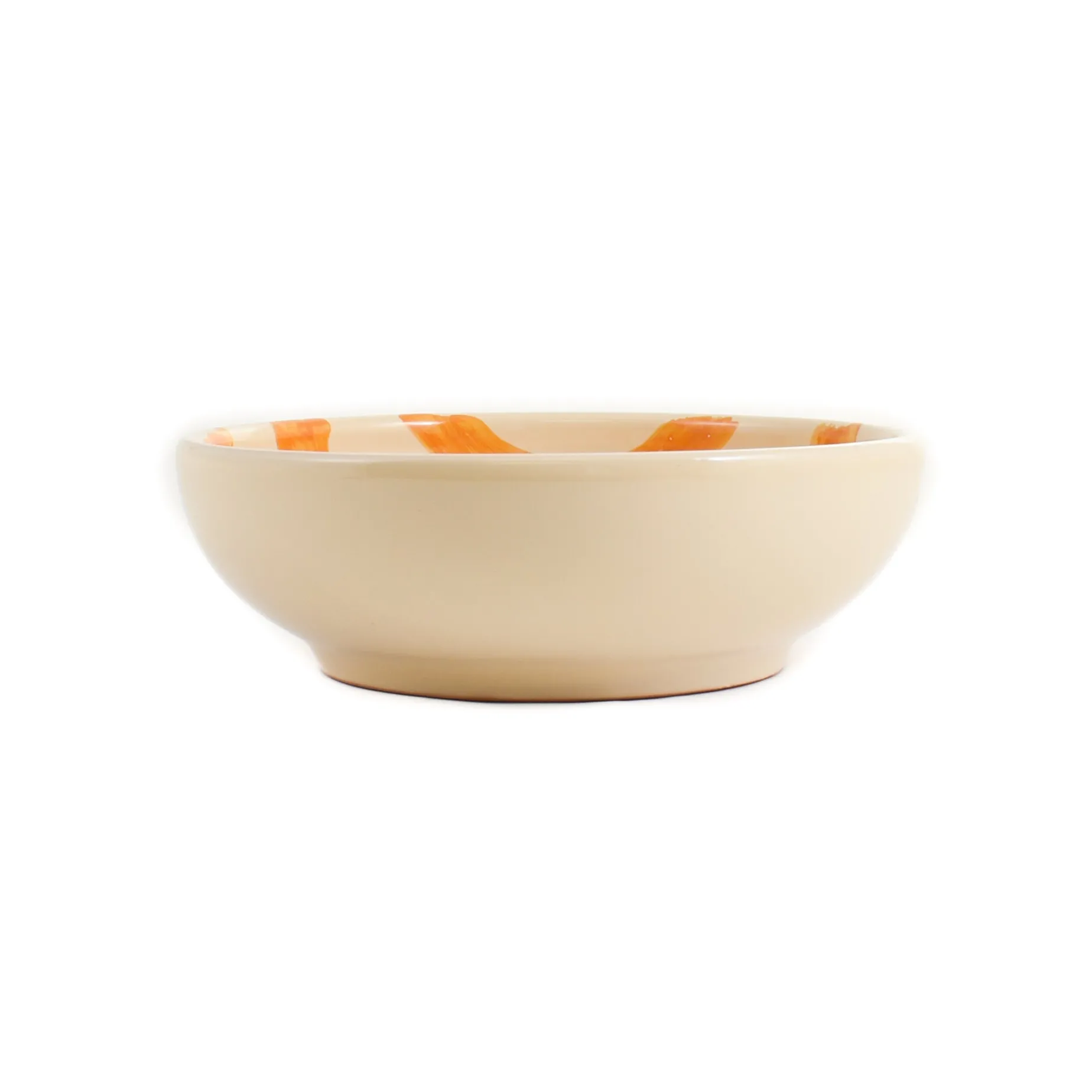 Puglia Yellow Stripe Bowl, 19cm