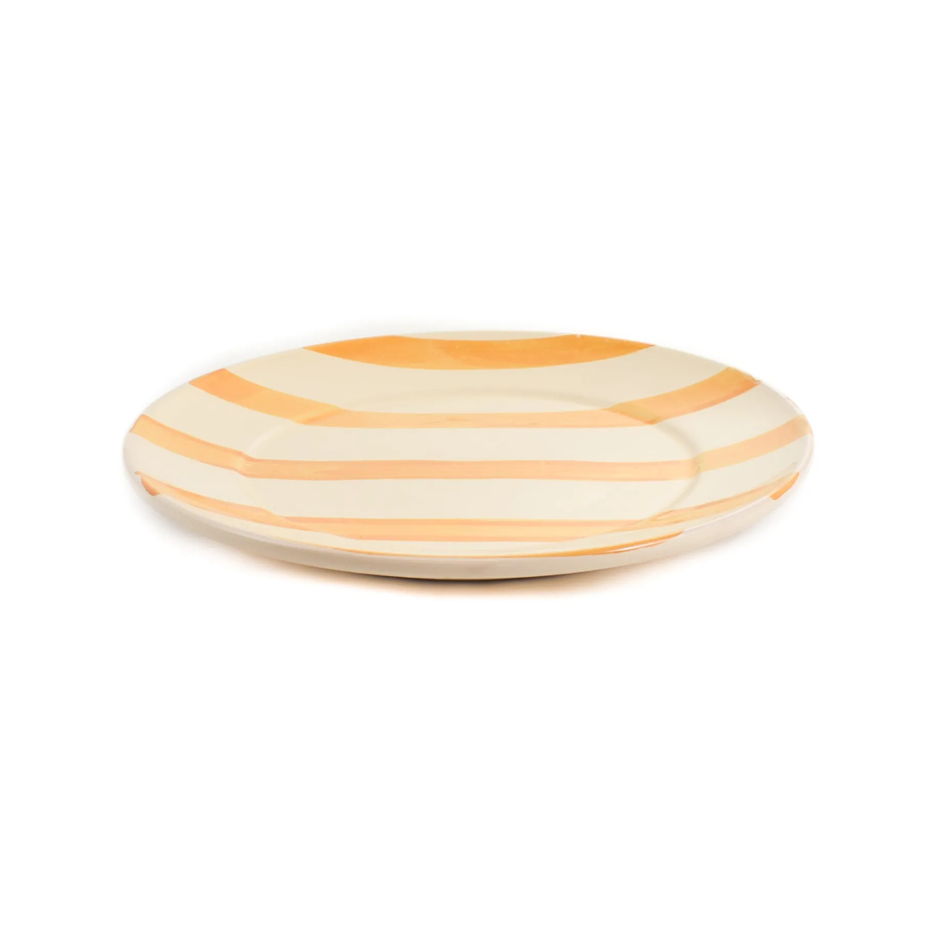 Puglia Yellow Stripe Dinner Plate, 27cm