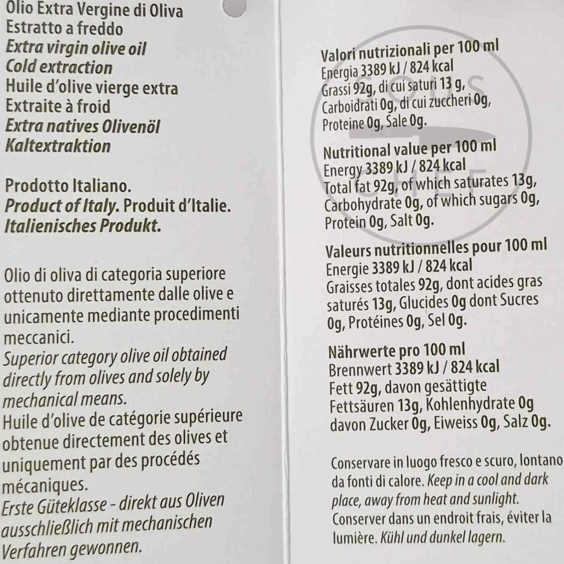 Puglian Extra Virgin Olive Oil in Arte Green Glass Bottle, 500ml