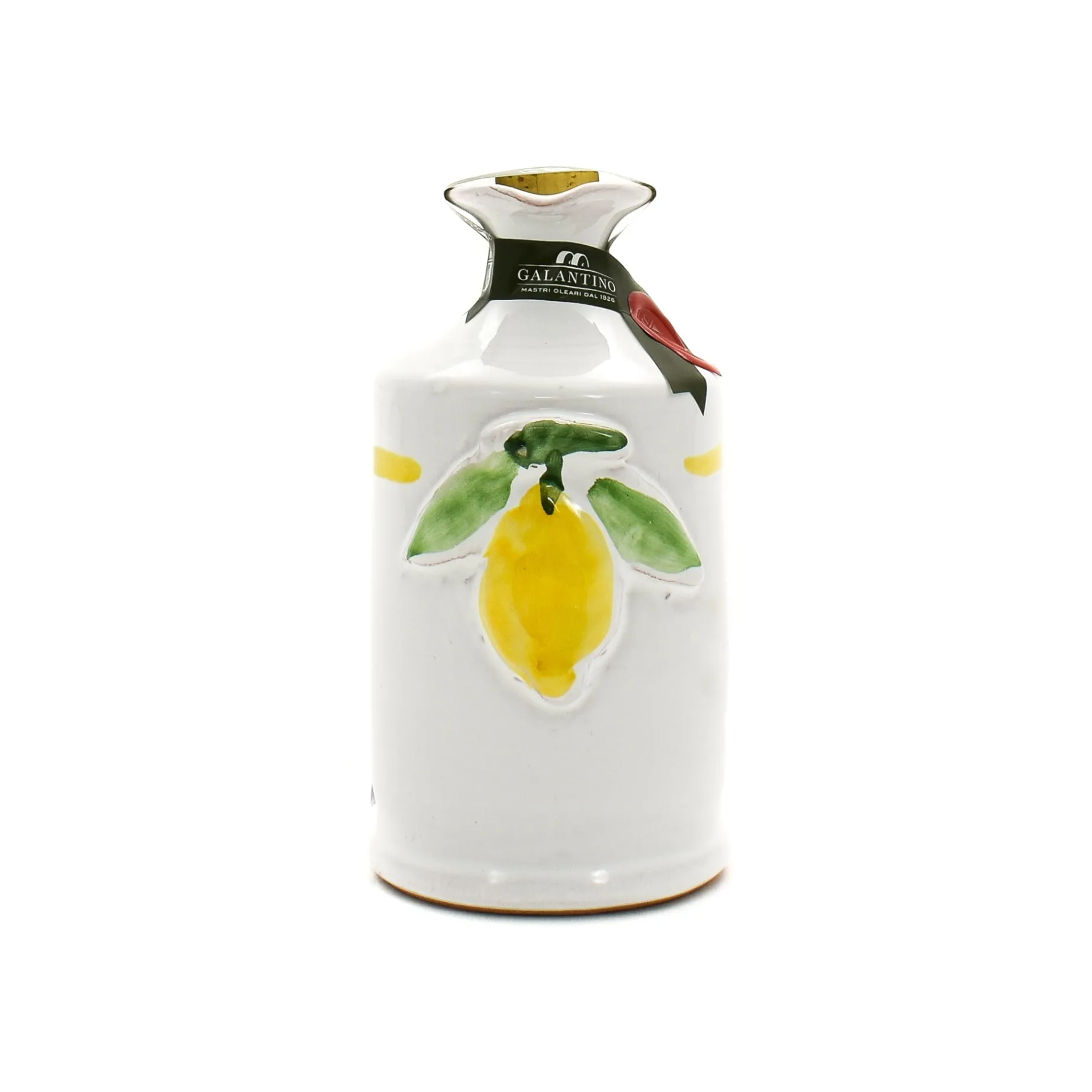 Puglian Olive Oil with Lemon in Terracotta Bottle, 250ml