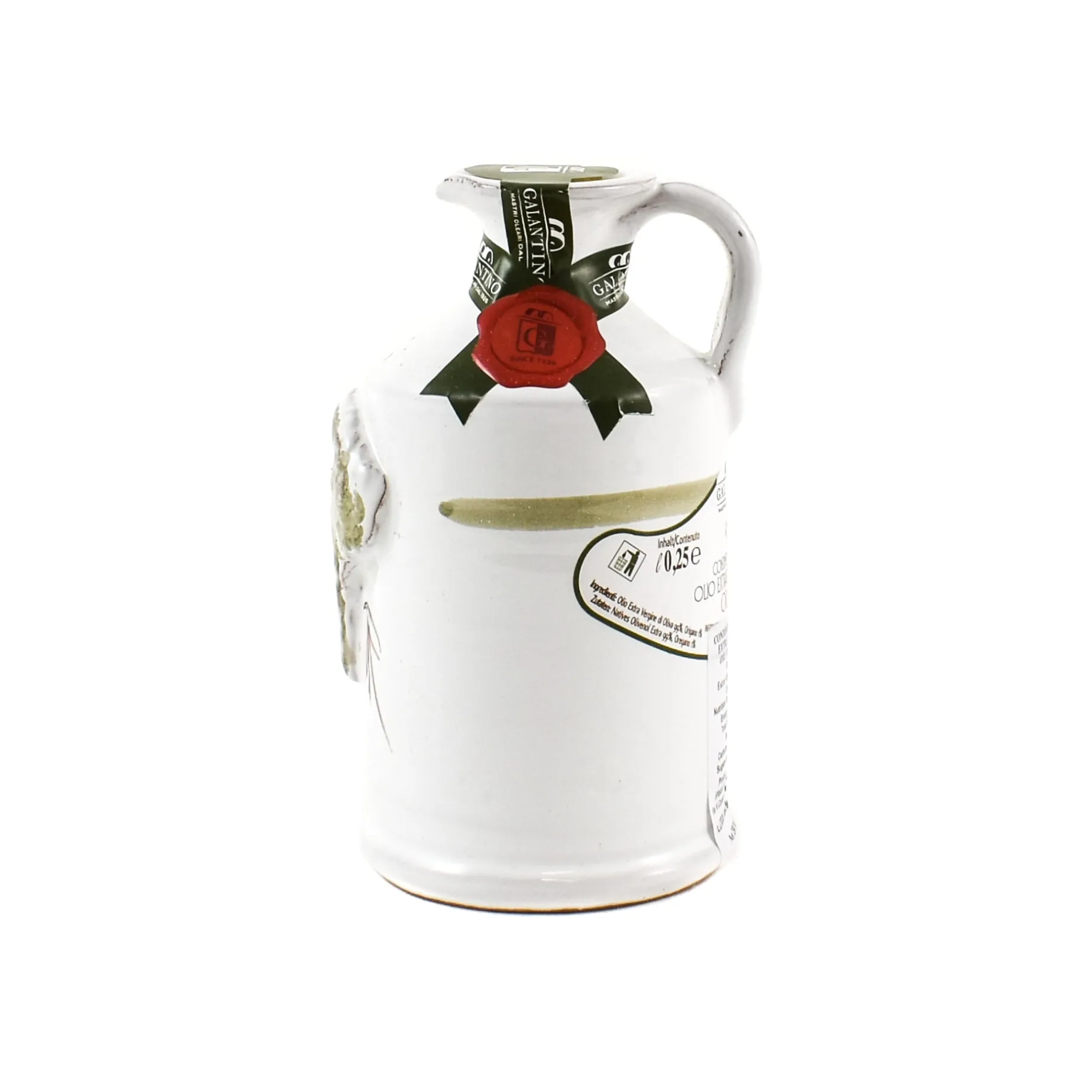 Puglian Olive Oil with Oregano in Terracotta Bottle, 250ml