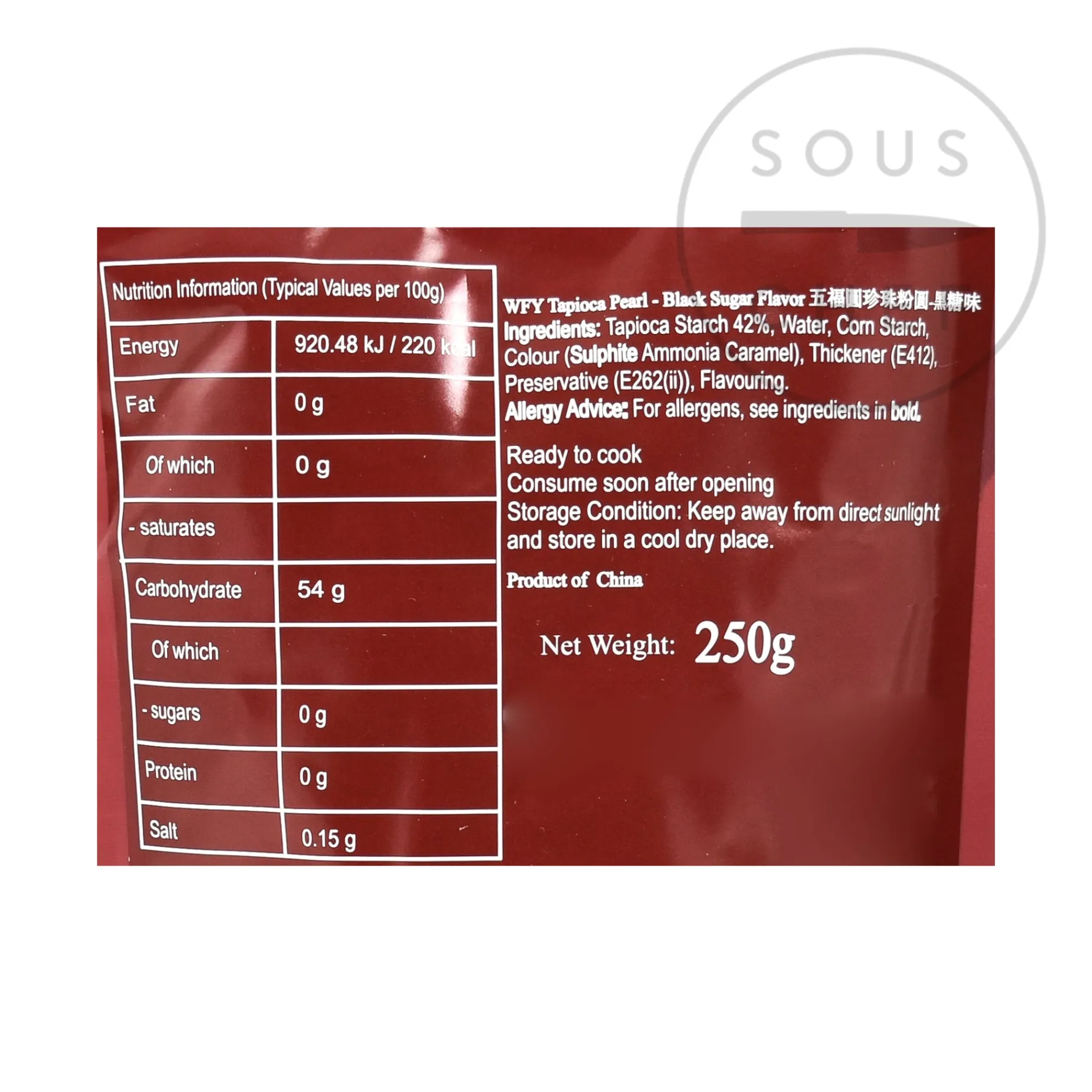 Quick Cook Black Tapioca Pearls, 250g