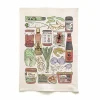 Quite Nice Clothing East Asian Ingredients Organic Cotton Tea Towel