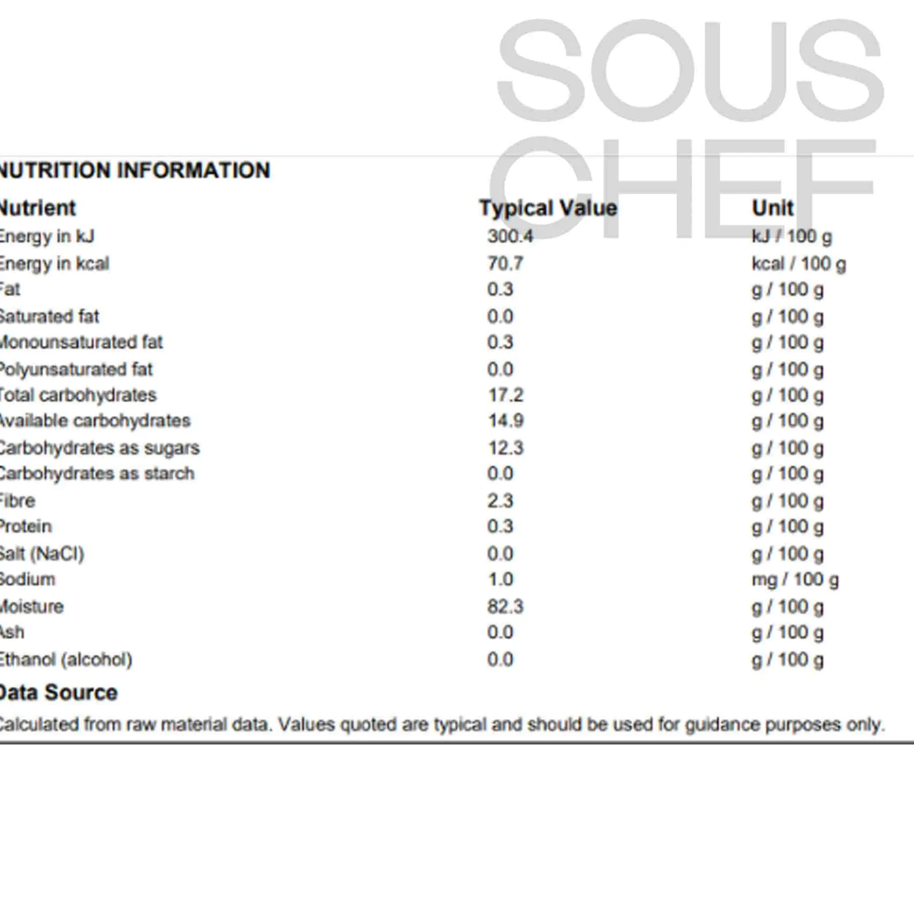 Ravifruit Lemon Puree, 1 Litre