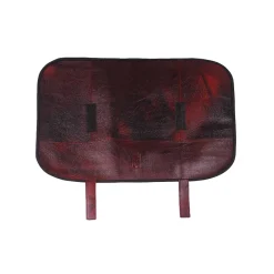 Red Buffalo Leather Knife Roll, 6 Slots