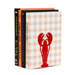 Red Lobster Metal Bookend
