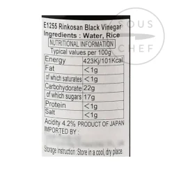 Rinkosan Black Vinegar, 360ml