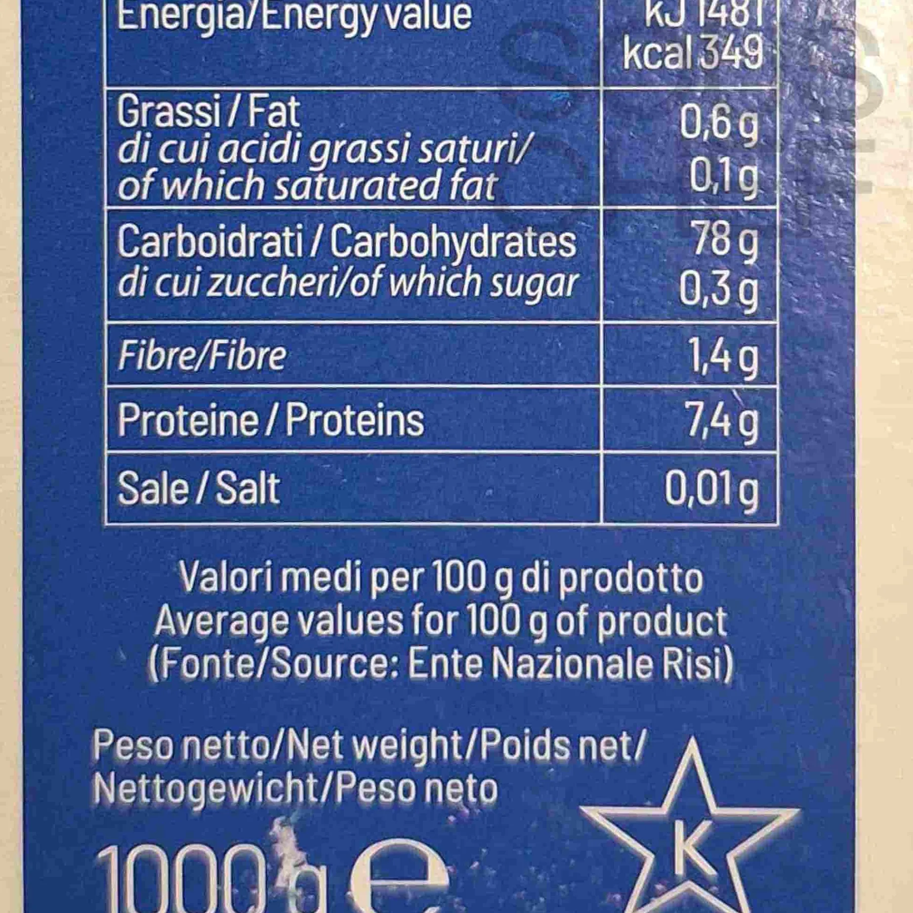 Riseria Campanini Carnaroli Rice, 1kg